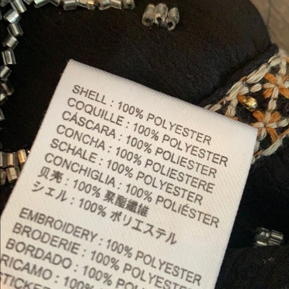 NWT Free People Camille Embroidered Black Camisole - Picture 7 of 7